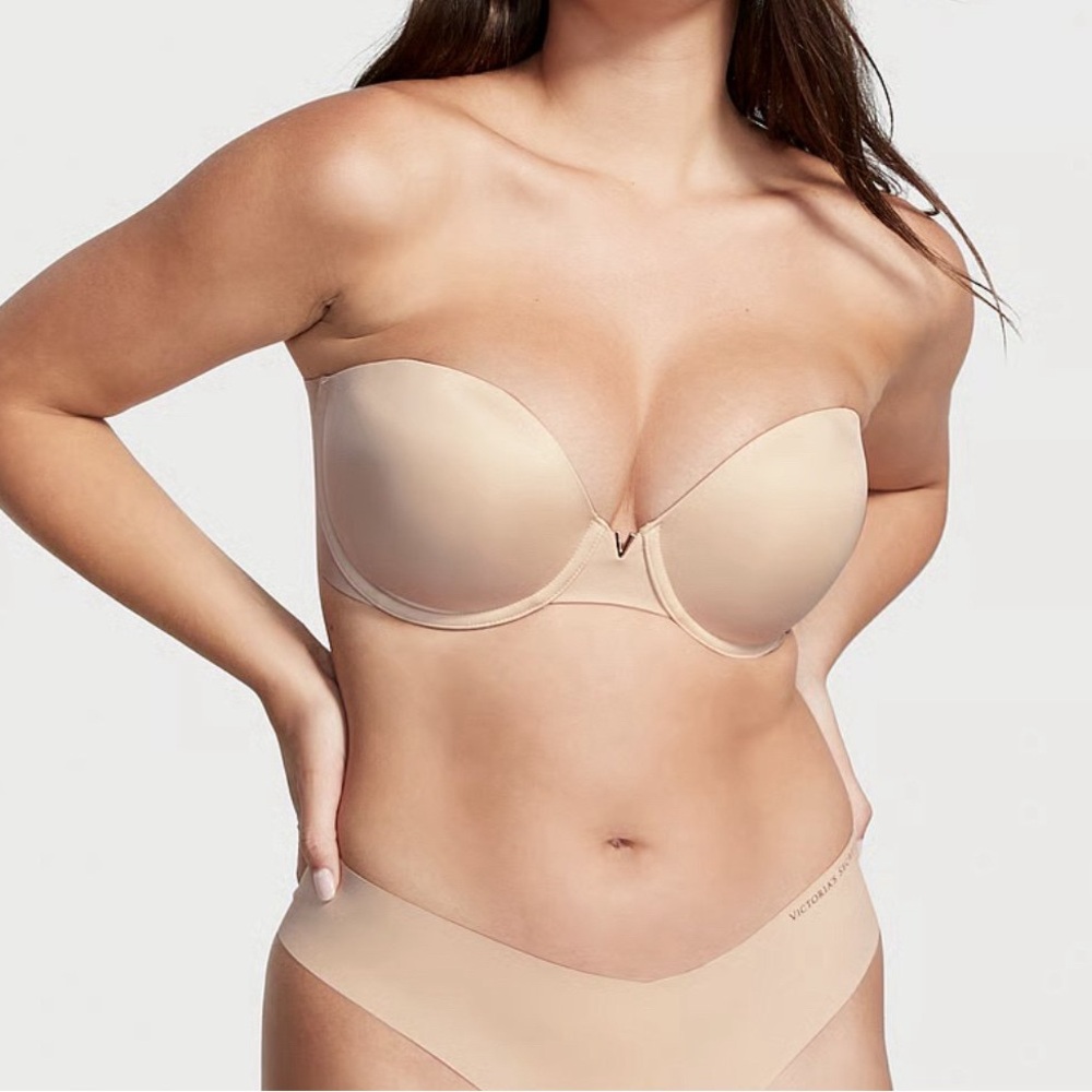 Victoria's Secret Nude Strapless Bra